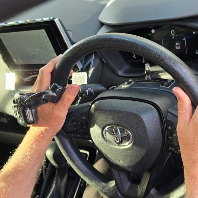 Vehicle modifications by Mark Fraser for Drive Smart Driving School