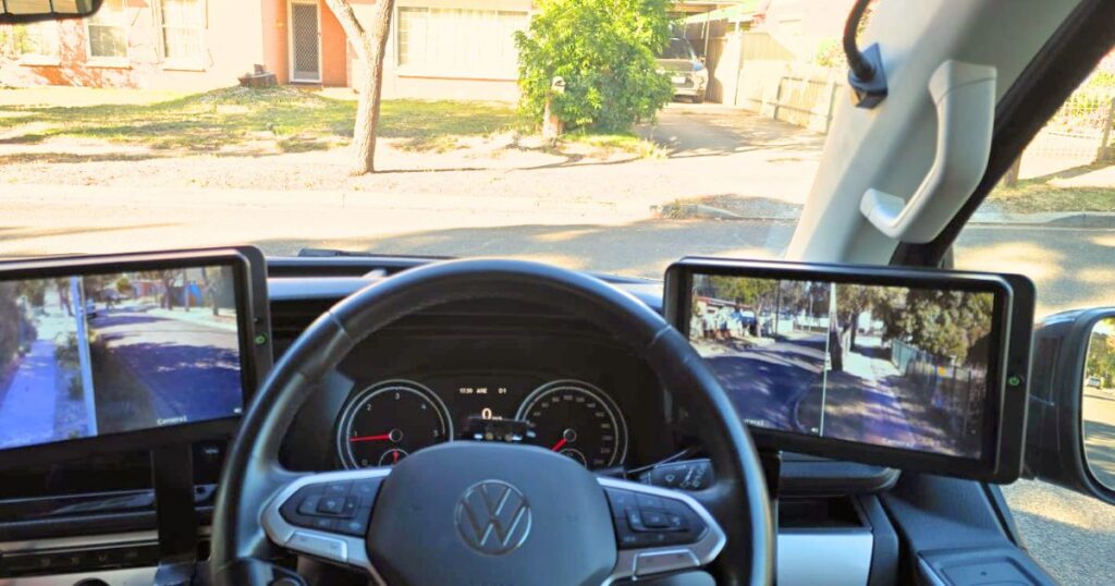 Drive Smart Traffic View Camera System helps with visibility and neck issues